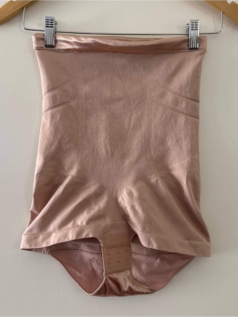 SPANX High-Waist Shaping Briefs in nude color